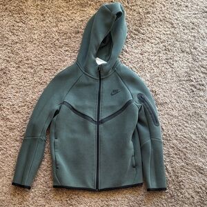 Nike Dark Green Full-Zip Hoodie